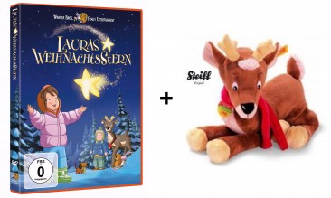 Lauras Weihnachtsstern + Steiff Rentier Olaf (DVD)