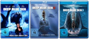 Deep Blue Sea 1+2+3 im Set (Blu-ray)
