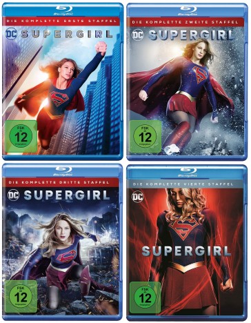 Supergirl - Staffel 1+2+3+4 im Set (Blu-ray)