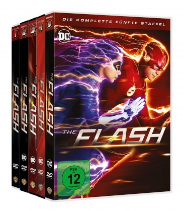 The Flash - Staffel 1+2+3+4+5 im Set (DVD)