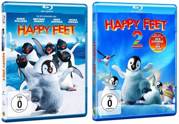 Happy Feet 1+2 im Set (Blu-ray)