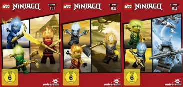 LEGO Ninjago: Masters of Spinjitzu - Staffel 11.1 + 11.2 + 11.3 im Set (DVD)