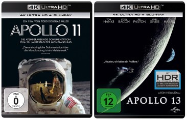 Apollo 11 + Apollo 13 im Set - 4K Ultra-HD (Blu-ray)
