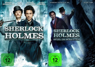 Sherlock Holmes 1 + Sherlock Holmes 2 - Spiel im Schatten / Set (DVD)