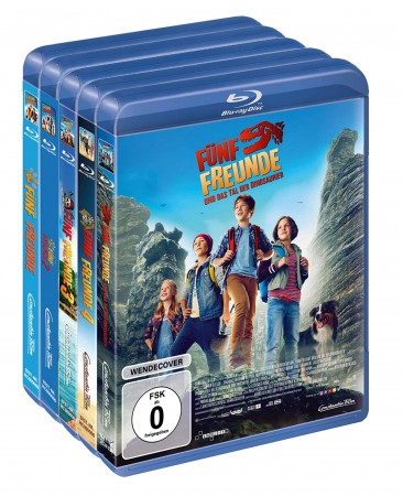Fünf Freunde 1+2+3+4+5 im Set / und das Tal der Dinosaurier (Blu-ray)