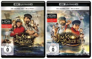 Jim Knopf & Lukas der Lokomotivführer + Jim Knopf und die Wilde 13 / im Set - 4K Ultra HD Blu-ray + Blu-ray (4K Ultra HD)