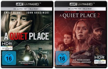 A Quiet Place 1+2 im Set - 4K Ultra HD Blu-ray + Blu-ray (4K Ultra HD)