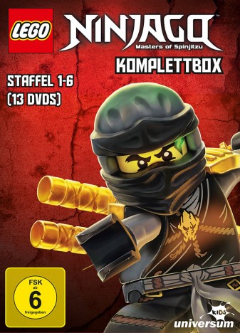 LEGO Ninjago: Masters of Spinjitzu - Komplettbox / Staffel 1-6 (DVD)