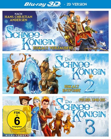 Die Schneekönigin 1-3 - Blu-ray 3D + 2D (Blu-ray)