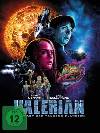 Valerian - Die Stadt der tausend Planeten - 4K Ultra HD Blu-ray + Blu-ray / Mediabook / Cover A (4K Ultra HD)