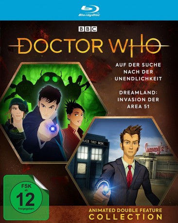 Doctor Who - Auf der Suche nach der Unendlichkeit & Dreamland: Invasion der Area 51 - Anime Double Feature Collection (Blu-ray)