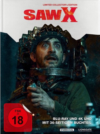 Saw X - 4K Ultra HD Blu-ray + Blu-ray / Limited Collector's Edition / Mediabook (4K Ultra HD)