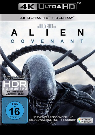 Alien: Covenant - 4K Ultra HD Blu-ray + Blu-ray (4K Ultra HD)