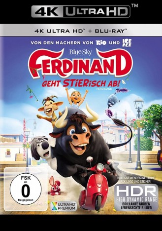 Ferdinand - Geht STIERisch ab! - 4K Ultra HD Blu-ray + Blu-ray (4K Ultra HD)