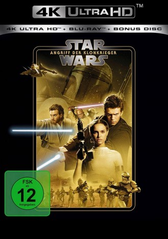 Star Wars: Episode II - Angriff der Klonkrieger - 4K Ultra HD Blu-ray + Blu-ray (4K Ultra HD)