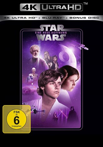  Star Wars: A New Hope [4K UHD] : Mark Hamill, Harrison Ford,  Carrie Fisher, Peter Cushing, Alec Guinness, Anthony Daniels, Kenny Baker,  Peter Mayhew, David Prowse, James Earl Jones, Phil Brown