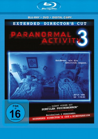 Paranormal Activity 3 - Extended Director's Cut / Blu-ray + DVD + Digital Copy (Blu-ray)