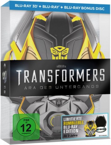 Transformers - Ära des Untergangs - Blu-ray 3D + 2D + Bonus BD / Limitierte 3D Bumblebee Blu-ray Edition (Blu-ray)