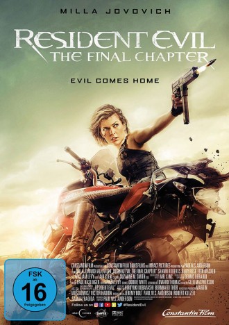 Resident Evil - The Final Chapter (DVD)