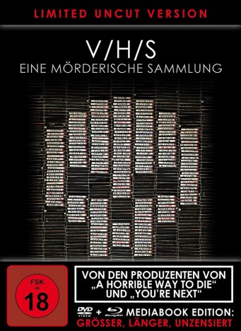 V/H/S - Eine mörderische Sammlung - Limited Black Book Edition (Blu-ray)