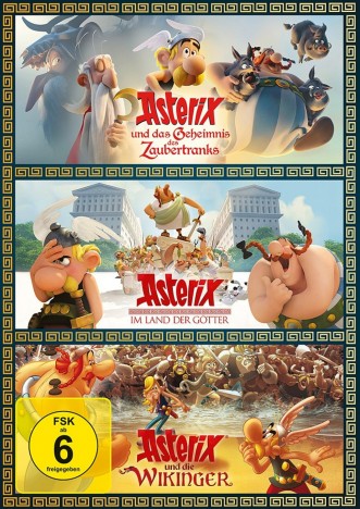 Asterix und das Geheimnis des Zaubertranks & Asterix im Land der Götter & Asterix und die Wikinger (DVD)