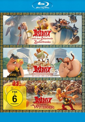 Asterix und das Geheimnis des Zaubertranks & Asterix im Land der Götter & Asterix und die Wikinger (Blu-ray)