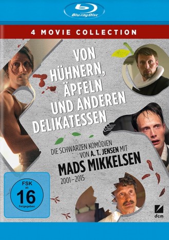 Von Hühnern, Äpfeln u anderen Delikatessen - Die schwarzen Komödien von A.T. Jensen mit Mads Mikkelsen 2001-2015 / Amaray (Blu-ray)