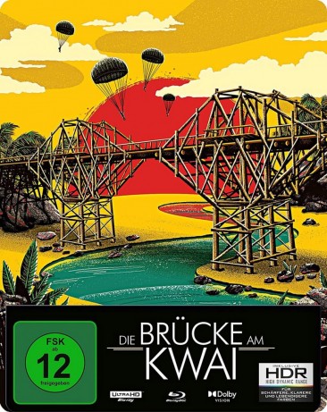 Die Brücke am Kwai - 4K Ultra HD Blu-ray + Blu-ray / Remastered / Steelbook (4K Ultra HD)