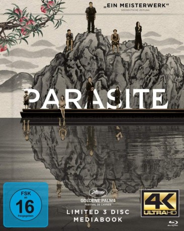 Parasite - 4K Ultra HD Blu-ray + Blu-ray + Bonus Blu-ray / Mediabook / Cover A (4K Ultra HD)