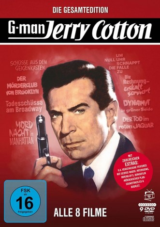 Jerry Cotton - Die Gesamtedition / Alle 8 Filme (DVD)