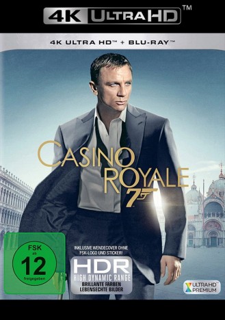 James Bond 007 - Casino Royale - 4K Ultra HD Blu-ray + Blu-ray (4K Ultra HD)