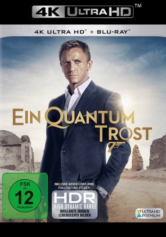 James Bond 007 - Ein Quantum Trost - 4K Ultra HD Blu-ray + Blu-ray (4K Ultra HD)
