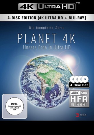 Planet 4K - Unsere Erde in Ultra HD - Die komplette Serie / 4K Ultra HD Blu-ray + Blu-ray (4K Ultra HD)