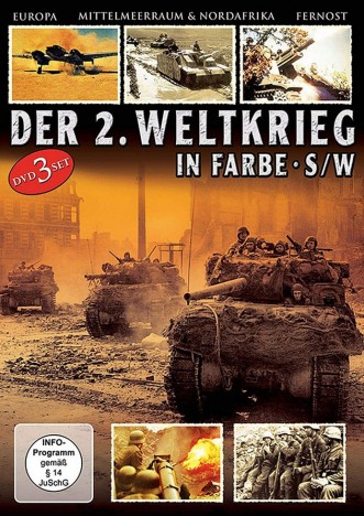 Panzer-Divisionen, Sturmtruppen, Panzer-Abwehr - Der 2. Weltkrieg in Farbe & schwarz-weiß (DVD)