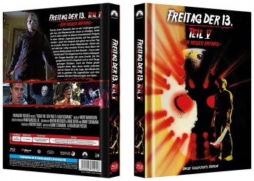 Freitag der 13. - Teil V - Ein neuer Anfang - Limited Collector's Edition / Cover C (Blu-ray)