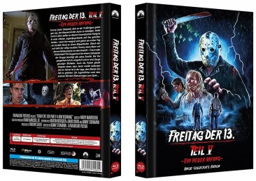 Freitag der 13. - Teil V - Ein neuer Anfang - Limited Collector's Edition / Cover D (Blu-ray)