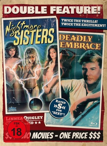 Nightmare Sisters & Deadly Embrace - Double Feature / Mediabook / Cover B (Blu-ray)
