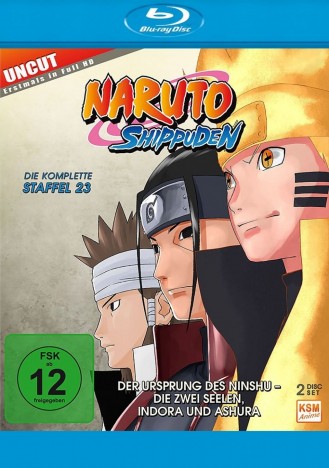 Naruto Shippuden - Staffel 23 / Der Ursprung des Ninshu - Die zwei Seelen, Indora und Ashura (Blu-ray)
