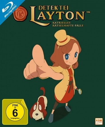 Detektei Layton - Katrielles rätselhafte Fälle - Vol. 1 / Episode 1-10 / inkl. Sammelschuber (Blu-ray)