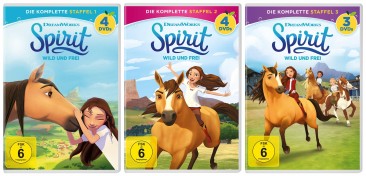 Spirit - Wild und Frei - Die komplette Staffel 1+2+3 im Set (DVD)