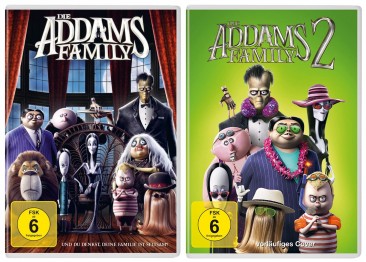 Die Addams Family 1+2 im Set (DVD)