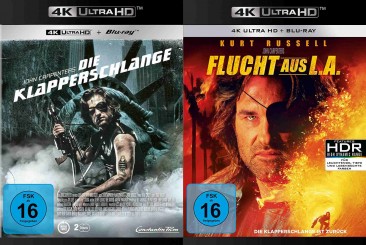 Die Klapperschlange + Flucht aus L.A. - 2-Movie-Set - 4K Ultra HD Blu-ray + Blu-ray (4K Ultra HD)