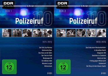 Polizeiruf 110 - DDR TV-Archiv / Box 1+2 im Set (DVD)