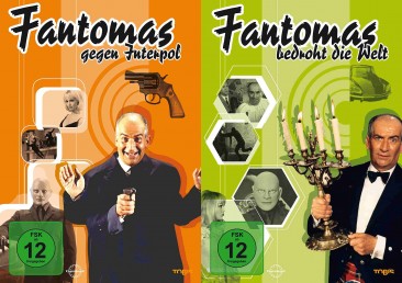 Fantomas gegen Interpol + Fantomas bedroht die Welt im Set (DVD)