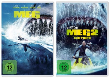 Meg 1+2 im Set / Die Tiefe (DVD)