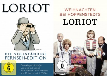 Loriot - Die vollständige Fernseh-Edition + Weihnachten bei Hoppenstedts / DVD Set (DVD)