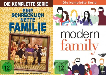 Eine schrecklich nette Familie + Modern Family - Die kompletten Serien im Set (DVD)