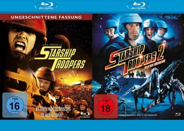 Starship Troopers + Starship Troopers 2 - Held der Föderation im Set (Blu-ray)