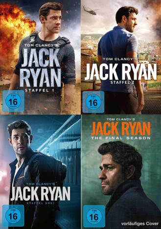 Tom Clancy's Jack Ryan - Die komplette Serie - Die kompletten Staffeln 1+2+3+4 im Set (DVD)