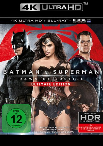 Batman v Superman: Dawn of Justice - 4K Ultra HD Blu-ray + Blu-ray / Ultimate Edition (4K Ultra HD)